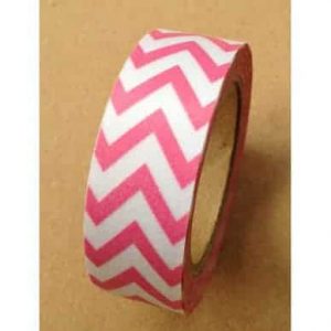 Freckled Fawn Washi Tape Chevron Pink