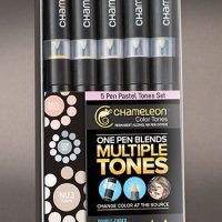 Chameleon Color Tones 5 Pen Set Pastel Tones