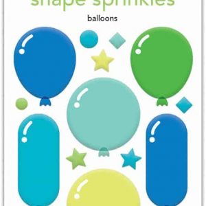 Doodlebug Design Sprinkles Shapes Balloons