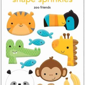 Doodlebug Design Sprinkles Shapes Zoo Friends