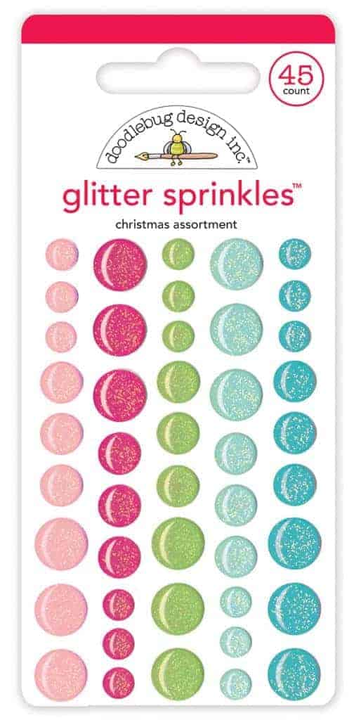 Doodlebug Design Sprinkles Christmas Assortment Glitter