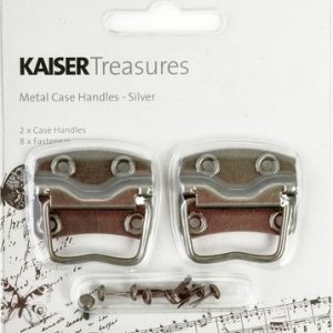 Kaisercraft KaiserTreasures Metal Case Handles Silver