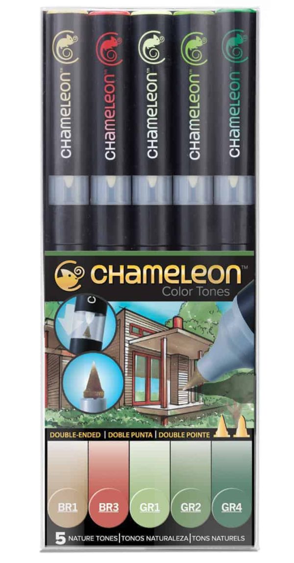 Chameleon Color Tones 5 Pen Set Nature Tone