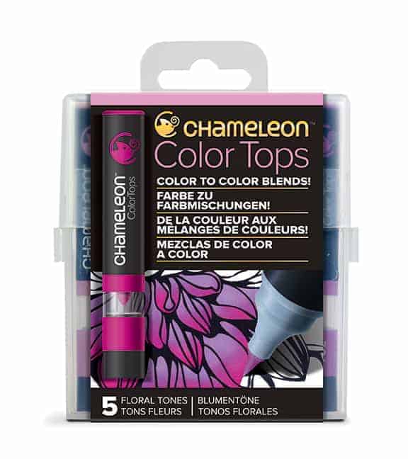 Chameleon Color Tops 5 Pen Set Floral Tones