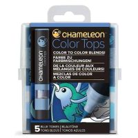 Chameleon Color Tops 5 Pen Set Blue Tones