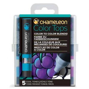 Chameleon Color Tops 5 Pen Set Cool Tones