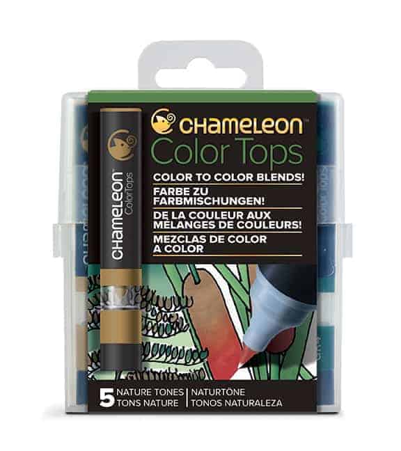 Chameleon Color Tops 5 Pen Set Nature Tones