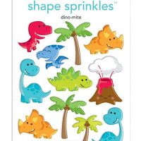 Doodlebug Design Shape Sprinkles Dino Mite