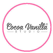 Cocoa Vanilla Studio Enamel Shapes
