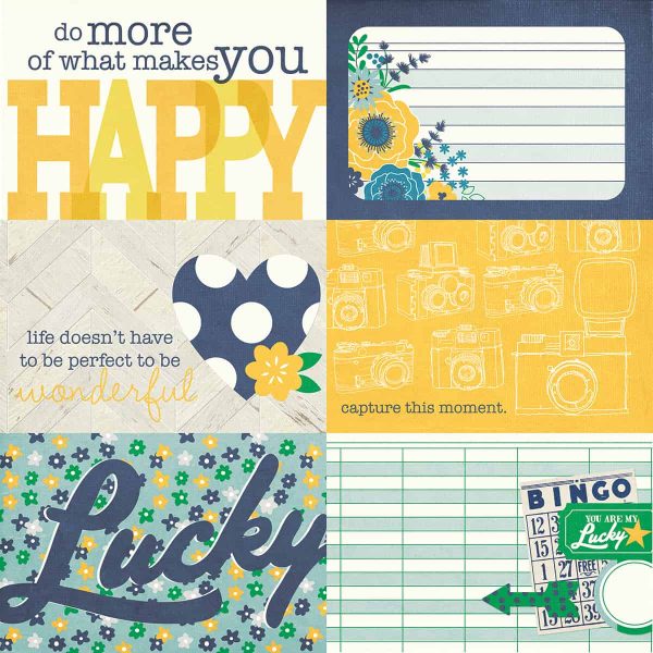 Simple Stories 12x12 A Charmed Life Horizontal Journal Cards
