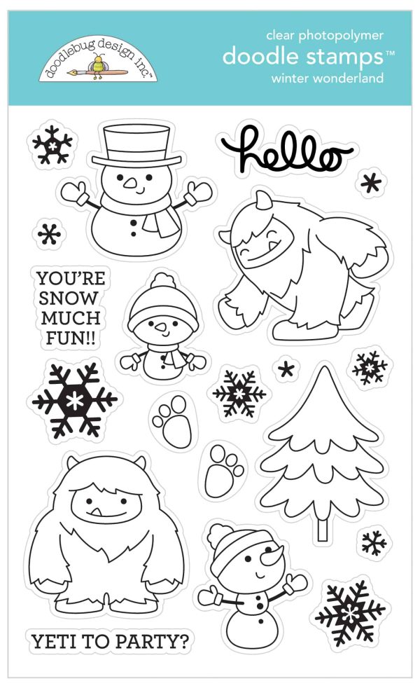 Doodlebug Design Doodle Stamps Winter Wonderland