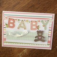 Handmade Baby Girl Card
