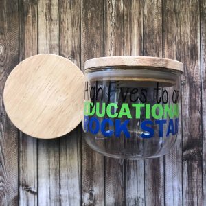 Teacher Gift Jar Rockstar