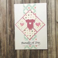 Handmade Baby Girl Card 09