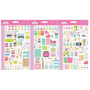 Doodlebug Mini Stickers Cute and Crafty